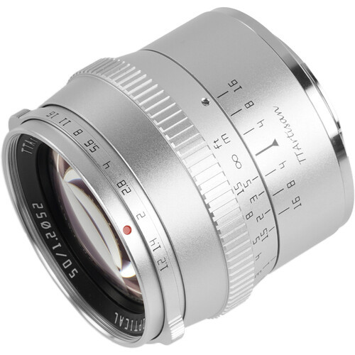 TTartisan 50mm F1.2 APS-C Fuji X Silver