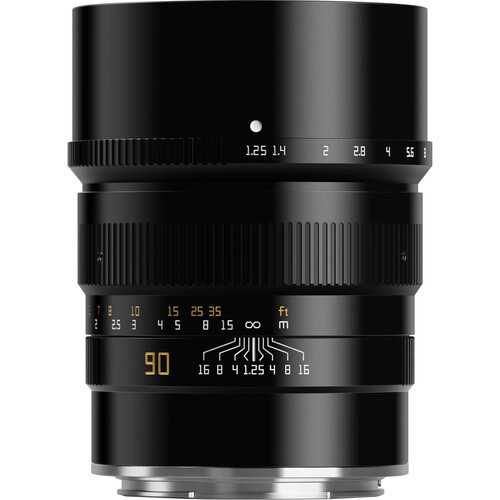 TTartisan 90mm F1.25 X1D Black