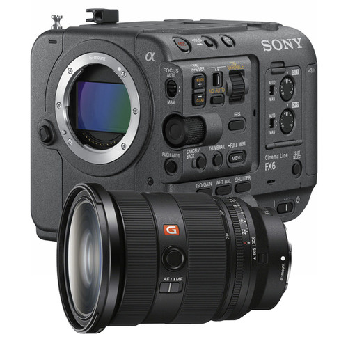 Sony FX6 Full-Frame Cinema Line Camera Body with Sony FE 24-70mm GM II Lens