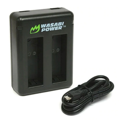 Wasabi Power GoPro Hero 12/11/10/9 Dual Charger