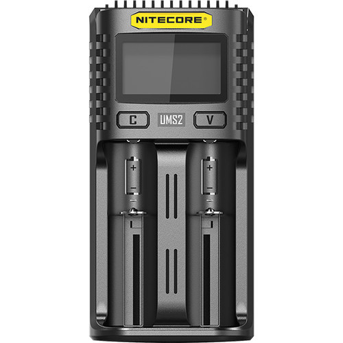 Nitecore UMS2 Intelligent USB Dual-Slot Superb Battery Charger