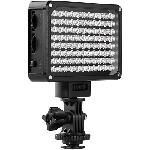 GVM Professional Video on Camera Video Light LED Panel Kit with Control Knob