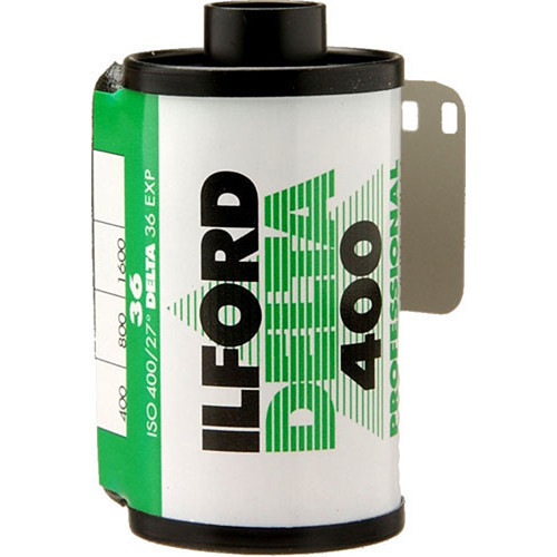 Ilford Delta 400 Professional Black and White Negative Film (35mm Roll Film, 36 Exposures)