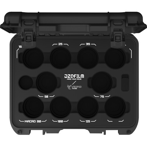 DZOFilm Hard Case for 10pcs Vespid Prime lenses