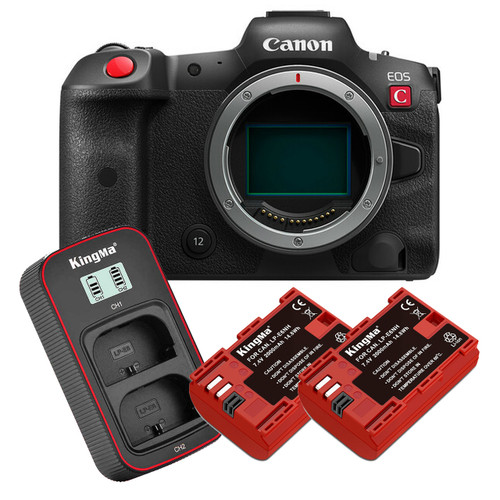 Canon EOS R5 C Body with KingMa Battery Kit