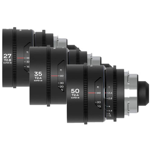 Laowa Nanomorph S35 Prime 3-Lens Bundle (27mm, 35mm, 50mm) (Silver) (Cine) Arri PL (Default) + EF
