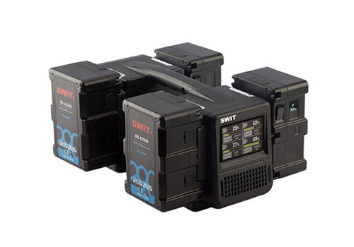 Swit Full Arri B-Mount Battery and Charging Kit (4x HB-A290B + 1x PC-P461B)
