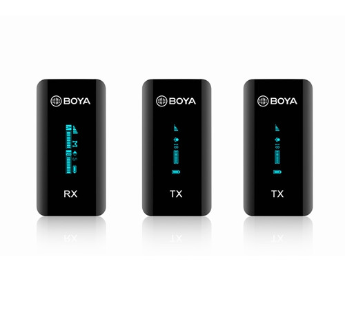 Boya 2.4GHz Ultra-compact Wireless Microphone System BY-XM6-S2