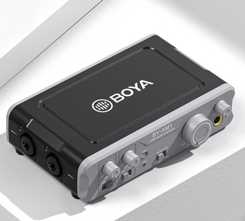 Boya Audio interfaces for PC & studio monitoring system BY-AM1