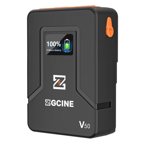 ZGCINE 50Wh Mini V-Mount Battery with PD Fast Charging