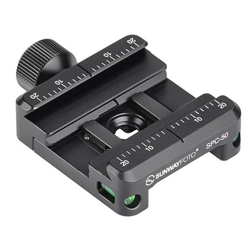 Sunwayfoto QR Quick Release Clamp Arca Swiss and Picatinny Dovetail Adapter SPC-50
