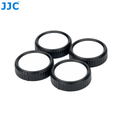JJC RL Series Writable Rear Lens Cap for CANON. EF-M (4-pack)mount