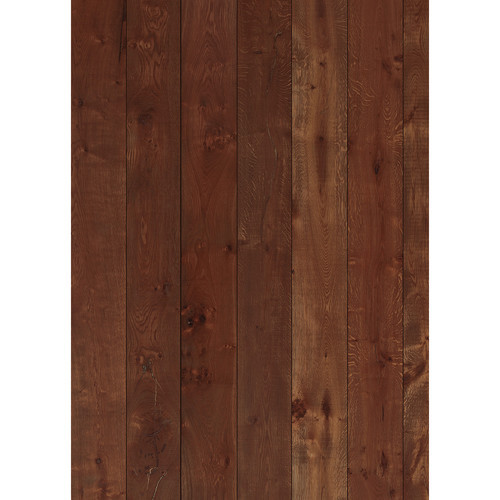 Westcott X-Drop Vinyl Backdrop - Wood Plank Cherry (5' x 7')