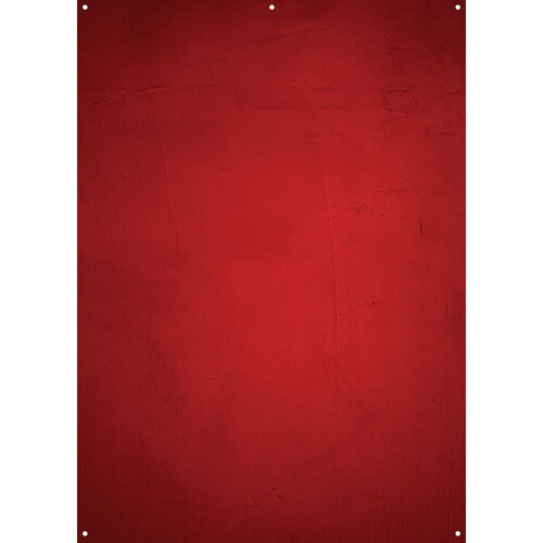 Westcott X-Drop Fabric Backdrop - Aged Red Wall (5' x 7')