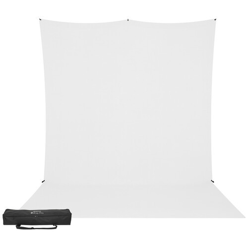 Westcott X-Drop Pro Wrinkle-Resistant Backdrop Kit - High-Key White Sweep (8' x 13')