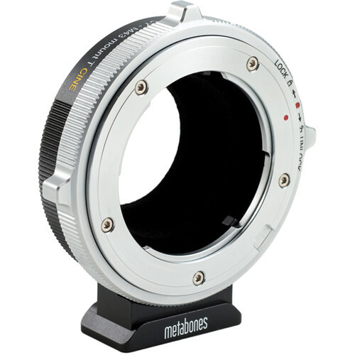 Metabones Contax Yashica to M43-mount T Cine Adapter (Black Matt) - With Tripod Foot (MB_CY-M43-BT2)