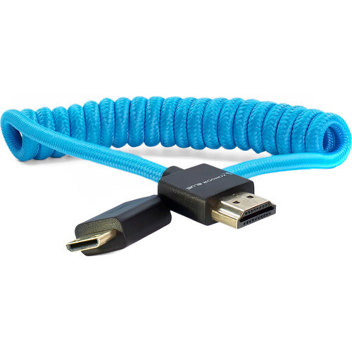 Kondor Blue Coiled Mini HDMI to Full HDMI (30 to 60cm)