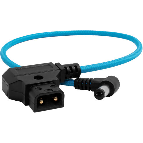 Kondor Blue 38cm D-Tap to DC Right Angle Straight Cable (5.5 x 2.5mm) (Canon C70)