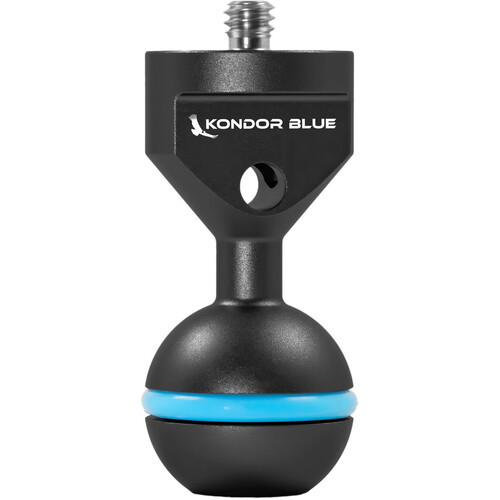 Kondor Blue 1/4" Ball Head for Magic Arms (Black)