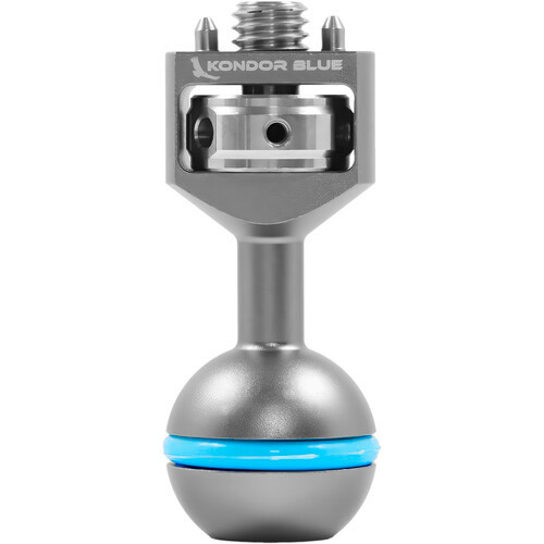 Kondor Blue 95mm (3/8") Ball Head with Locating Pins for Magic Arms (Grey)