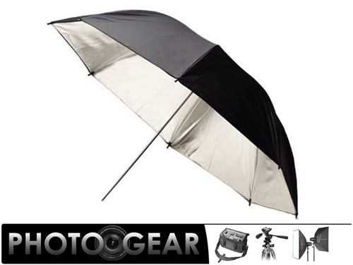 Jinbei Silver/Black Reflector Umbrella 100cm