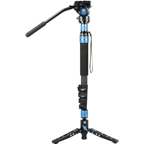 Sirui P-325FL 5-Section Carbon Fiber Tripod with VA-5 Compact Video Head