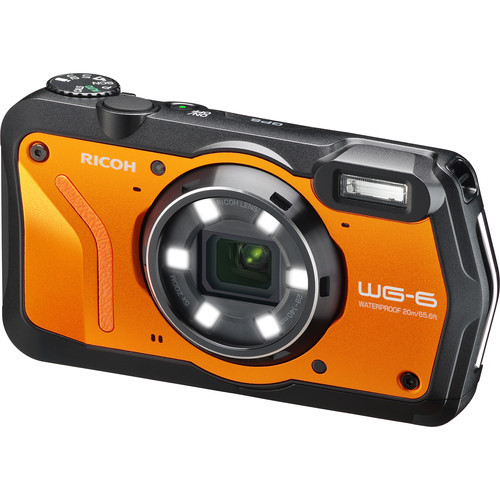 Ricoh WG-6 Digital Camera (Orange)