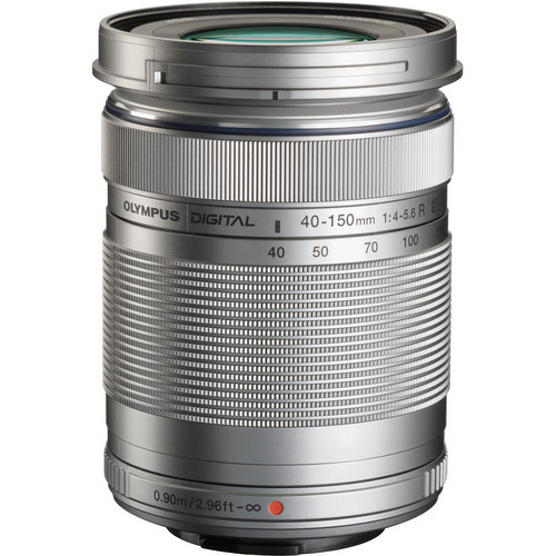 Olympus M.Zuiko ED 40-150mm F4.0-5.6 R Lens - Silver + Half Price Lens