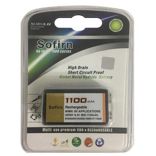 Sofirn 9V Rechargeable Battery 1100mAh