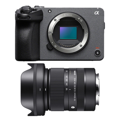 Sony FX30 APS-C Cinema Camera with Sigma 18-50mm f/2.8 Lens