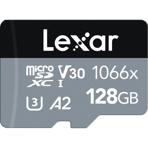 Lexar 128GB microSD 1066X A2 UHS-1(U3) V30 160MB/s