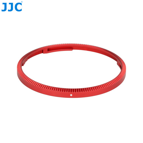 JJC Lens Decoration Ring for Ricoh GR III (Red)