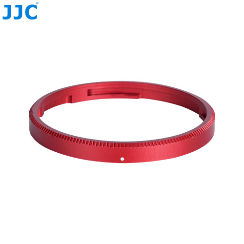 JJC Lens Decoration Ring for Ricoh GR IIIx (Red), Replacement for Ricoh GN-2 ring cap