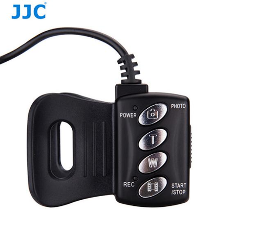 JJC Remote Commander, Replaces SONY RM-VD1, fits Handycam has LANC or ACC connector