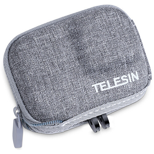 Telesin Grey Color Fabric Outer Shell Protective Bag For GoPro Hero12/11/10/9