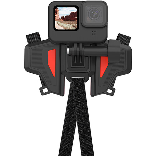 Telesin 2nd Generation Helmet Chin Mount (Orange)