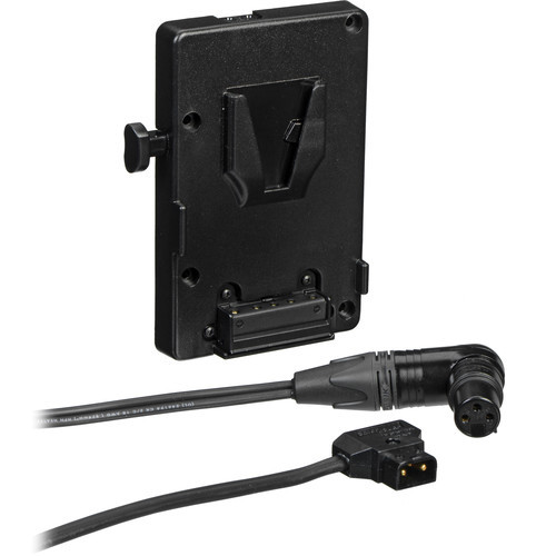 Litepanels A/B V-Mount Battery Bracket with P-Tap to 3-pin XLR cable