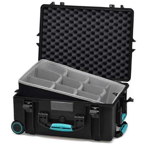 HPRC 2600W - Wheeled Hard Case with Second Skin Divider (Black)