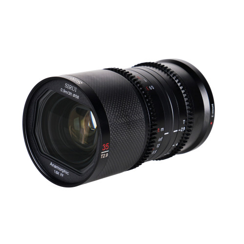 Sirui 35mm T2.9 1.6x Carbon Fiber Full-Frame Anamorphic Canon RF Mount (NeutralFlare)