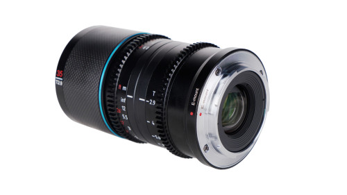 Sirui 35mm T2.9 1.6x Carbon Fiber Full-Frame Anamorphic Canon RF Mount (Blue Flare)