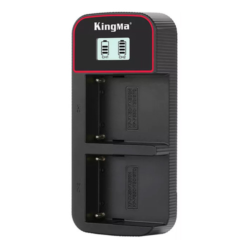 Kingma Sony NP-F970/F750/F550 LCD Dual USB charger