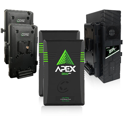 Core Apex 360HV 2 Battery Starter Kit +Charger + 2 Plates