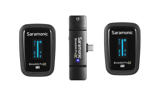 Saramonic Blink500 ProX B6 2.4G Dual channel wireless microphone Pro verision (x2 TX kit with USB-C connector)