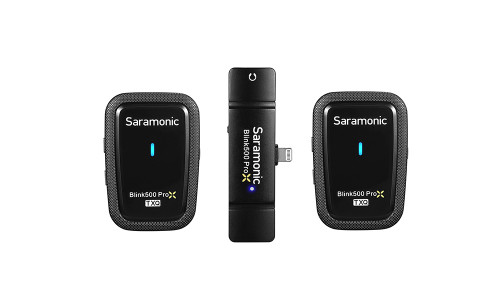 Saramonic Blink500 ProX Q4 2.4G Dual channel wireless microphone (Two TX with lightning receiver)