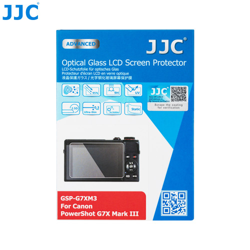 JJC Glass Protector for Canon Powershot G7X Mark III