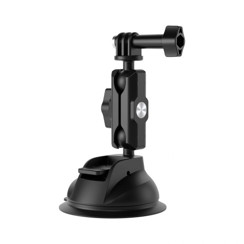 Telesin Suction cup mount for camera with phone clip mount