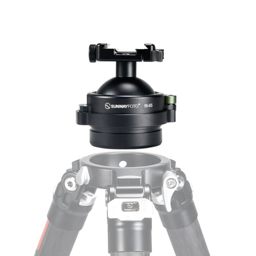 SUNWAYFOTO 65mm Innovative low center of gravity design spherical platform