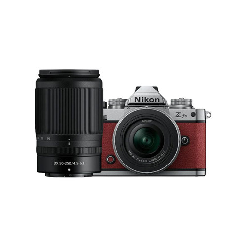 NIKON Z FC CRIMSON RED NIKKOR 16-50MM VR SILVER + 50-250MM