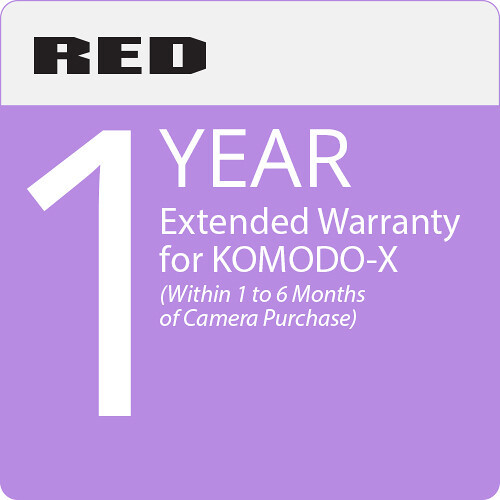 RED Extended Warranty - KOMODO-X (first 6 months of purchase)