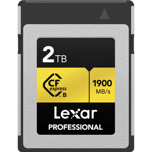 Lexar Professional 2TB CFexpressTM Type B Card GOLD PRO GOLD Series